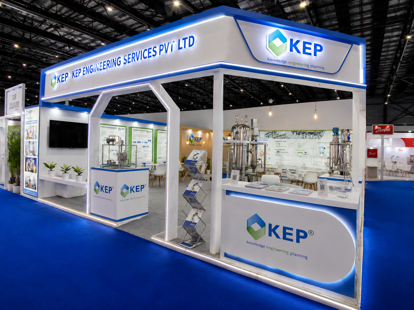 top exhibition stand design for India Warehousing and Logistics Show